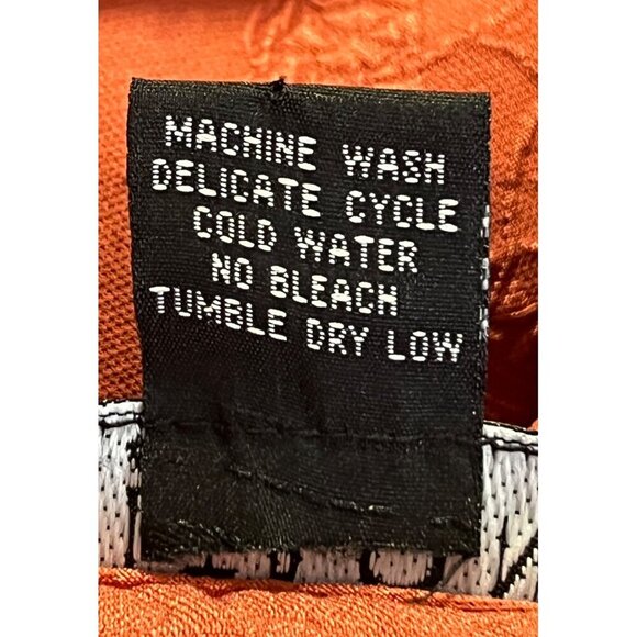 Citron Santa Monica Women Plus 3X Burnt Orange Silk Sleeveless Tank Top EUC - Picture 8 of 8